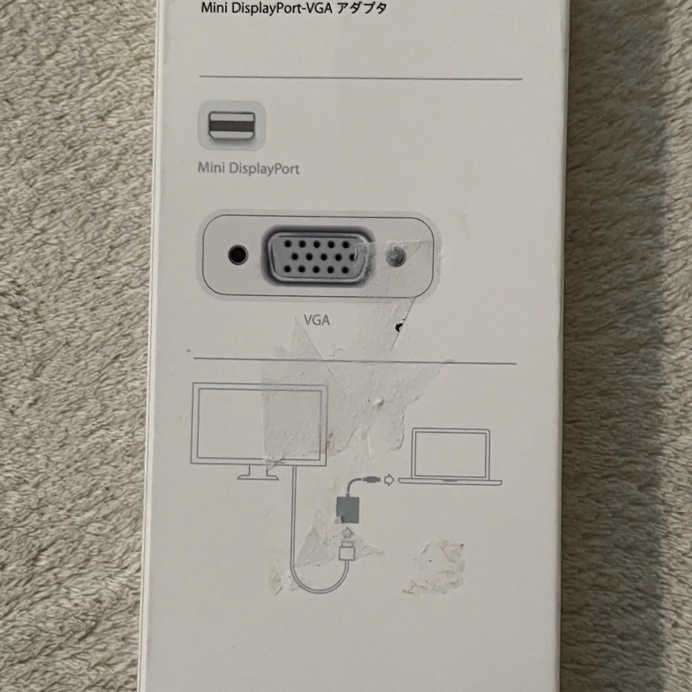 Apple Mini Display Port to VGA Adapter